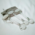 DIY Dorm Jade Roller Natural Authentic Clear Quartz Jade Roller Gua Sha Raffini Jade Roller Set