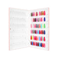 120 Colors ABS Material Nail Polish Sample Display Book with Free Tips and Luxury Design for Professional Salon Use