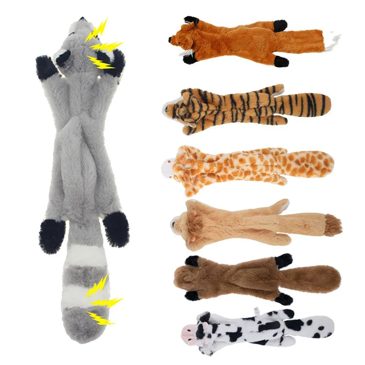1 Pcs Manufacturer Pet Supplies No Stuffing Animals Dog Plush Toy Dog Squeaky Chew Toys Pet Dog Toys