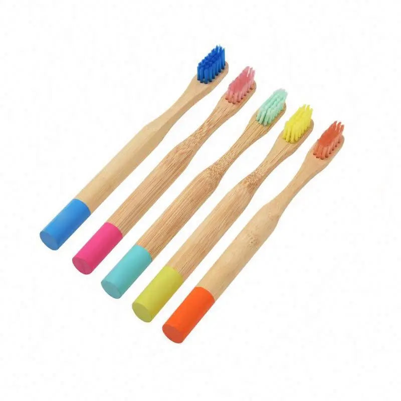 Tingsheng World-Wide Popular Round Bamboo Toothbrush with Customizable Logo