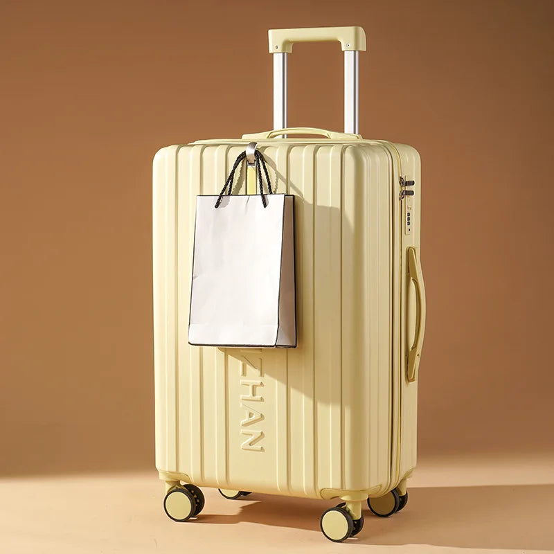 Gift custom Factory Wholesale Mute Wheel Waterproof Trolley case Hard Shell Travel Luggage Boarding Box Travel Suitcase
