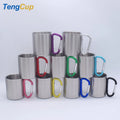 TY  Outdoor Stainless Steel Double Wall Tumbler 200ml/300ml Mountaineering Buckle Cup for Coffee Beer Travel Mugs