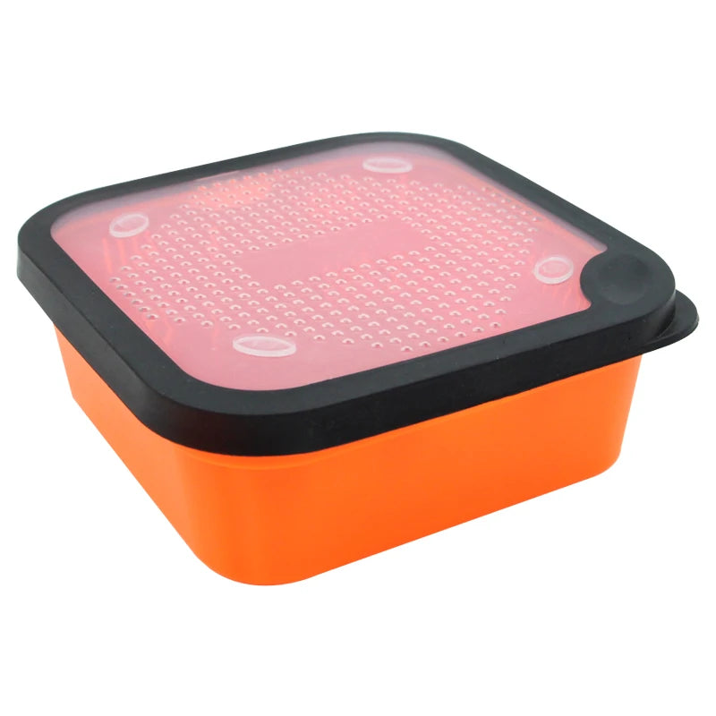 Selco Wholesale Portable PP Carp Bait Box Feeder with Lid for Fishing in Streams Lakes Rivers
