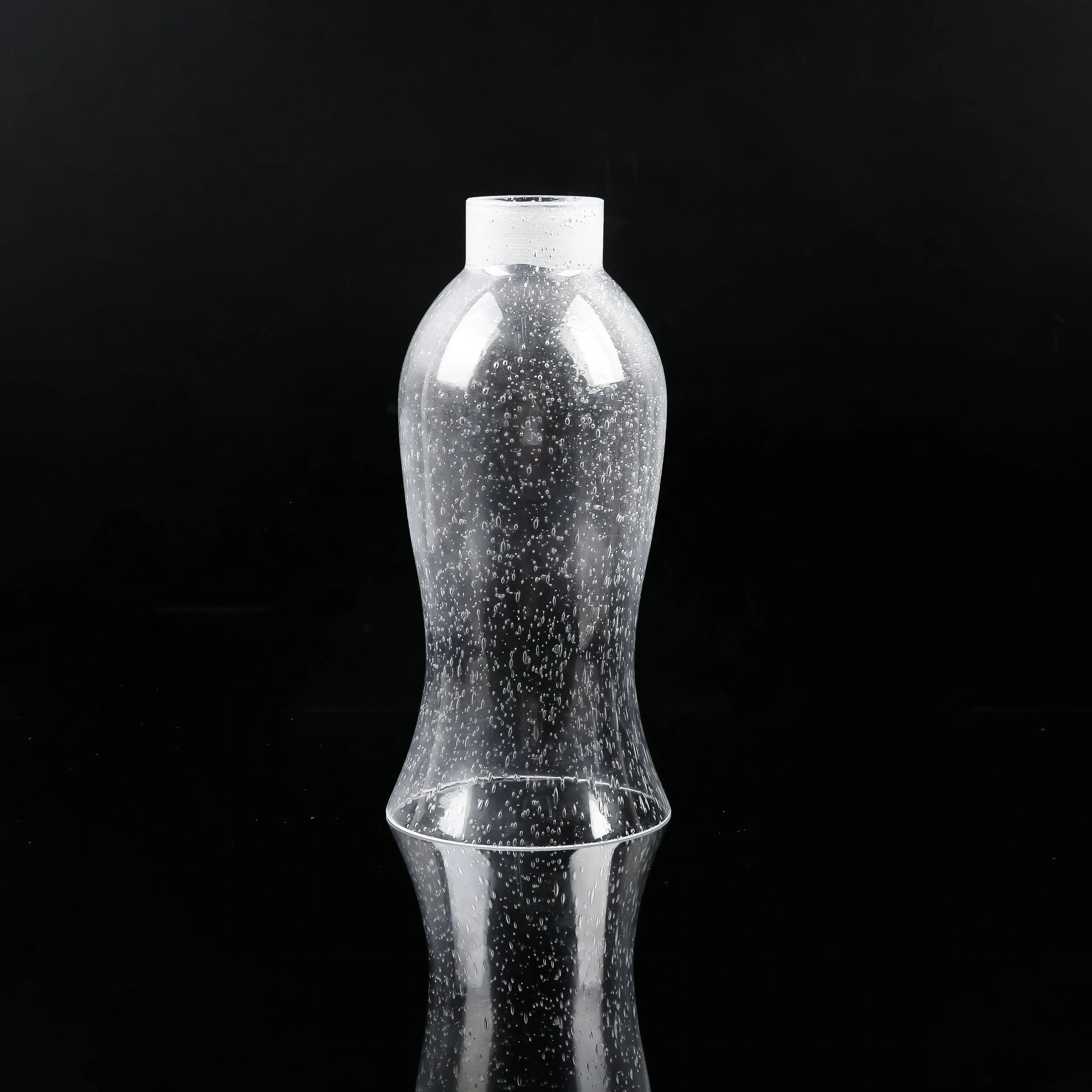 Custom Made Hand Blown Clear French Vintage Chinese Traditional Minimalist Glass Shade Heat-Resistant Chimney Light Covers