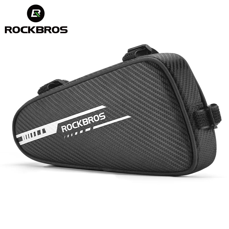 ROCKBROS Reflective Triangle Bag Pockets Tool Frame Tube Bag Cycling Frame Bag Bicycle Accessories