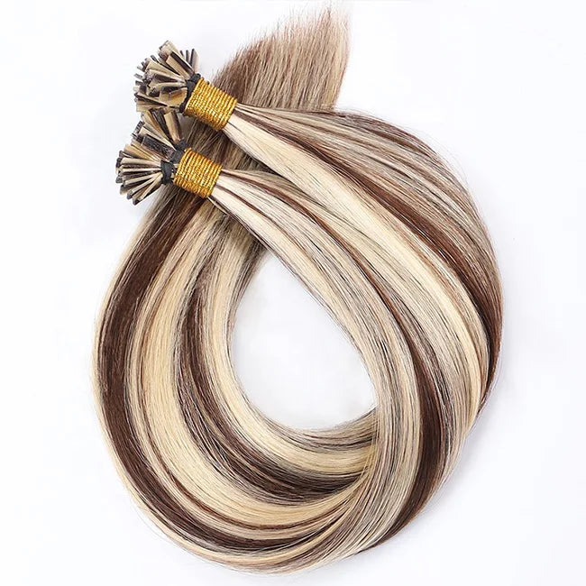100% Human Hair Extensions Virgin Remy Flat Tip Hair Extension Kinky Straight Wholesale Remy Hair Flat Tip Vendors