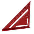 7 Inch Aluminium Alloy Right Angle Ruler 90 Degree Triangle Square Ruler 18cm Woodworking Ruler