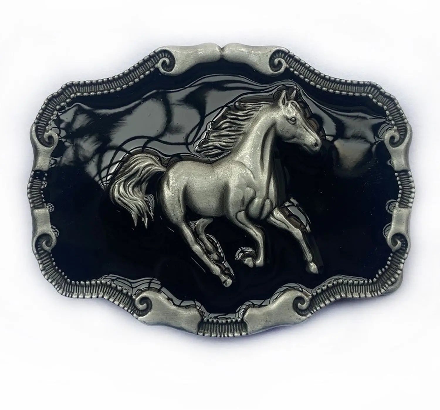 Vintage Casual Zinc Alloy Horse Belt Buckle Western Denim Belt Buckle Birthday Gift for Men