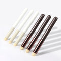 Portable Custom Soft Lip Makeup Brushes Travel Size Synthetic Hair Vegan Professional Private Label Wood for Lip Gloss Lip Liner