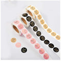 1inch Gold Foil Thank You Stickers Thank You for Supporting My Small Business Sticker Labels Round Stickers for Business