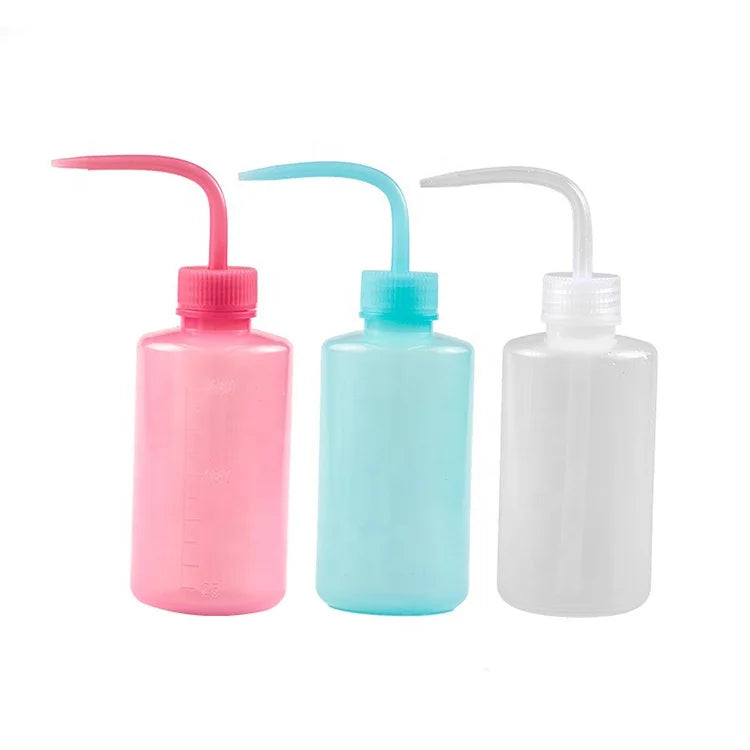 250ML500ML Narrow Mouth Long Tube  Bottle Eyelash Extension Tool Skin Care Remover Cleaning Washing Bottle
