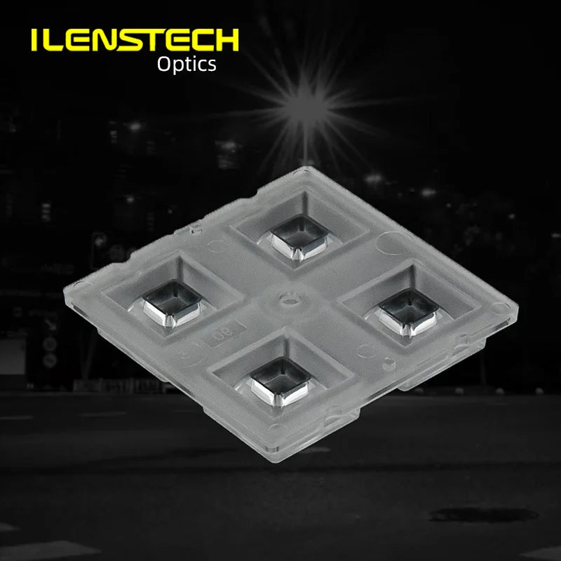ILENSTECH 90 Degree High Power Led Lens 2x2 Lens for 3535 Led