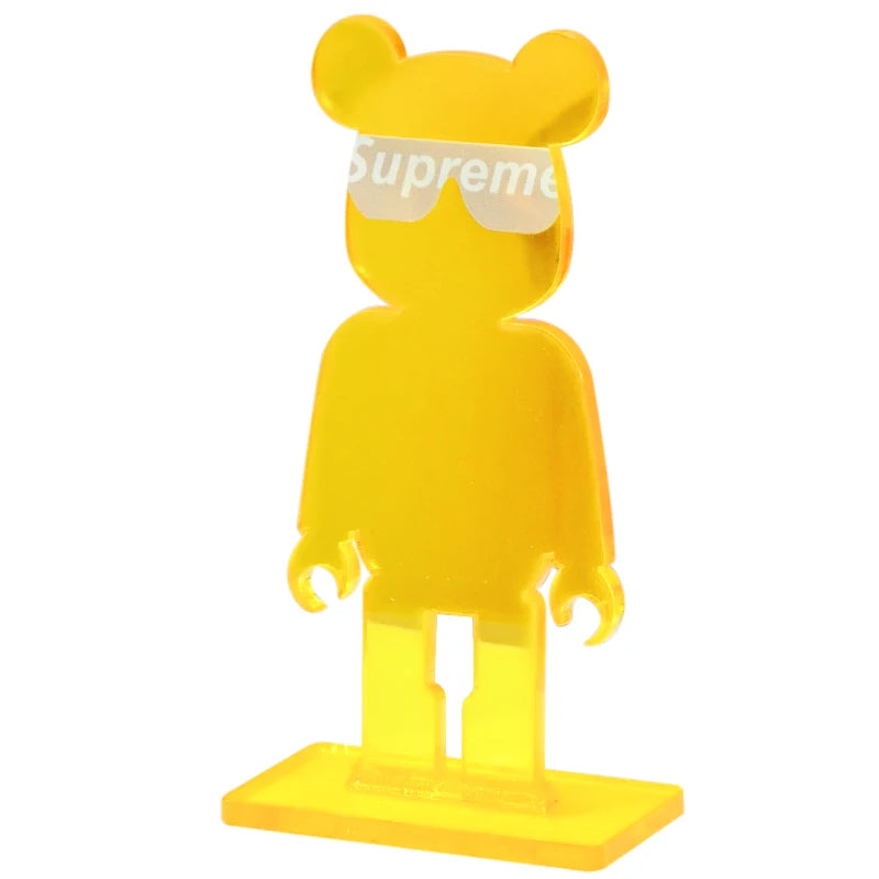 Acrylic Desktop Decorative Ornaments Custom Shape Colour Trend Style Desktop Standing Signage