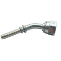 22641 Hydraulic Carbon Steel High Pressure Smooth BSP Female 60 Cone 45 Elbow Hose Fittings and Coupling