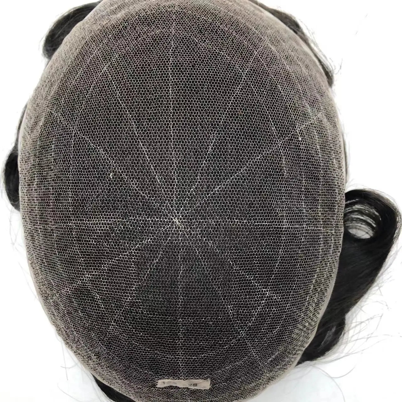 Hot Sale Human Hair Replacement System Full Swiss Lace Mens Toupee with Bleached Knots Real Natural Hairline Men's Hairpieces