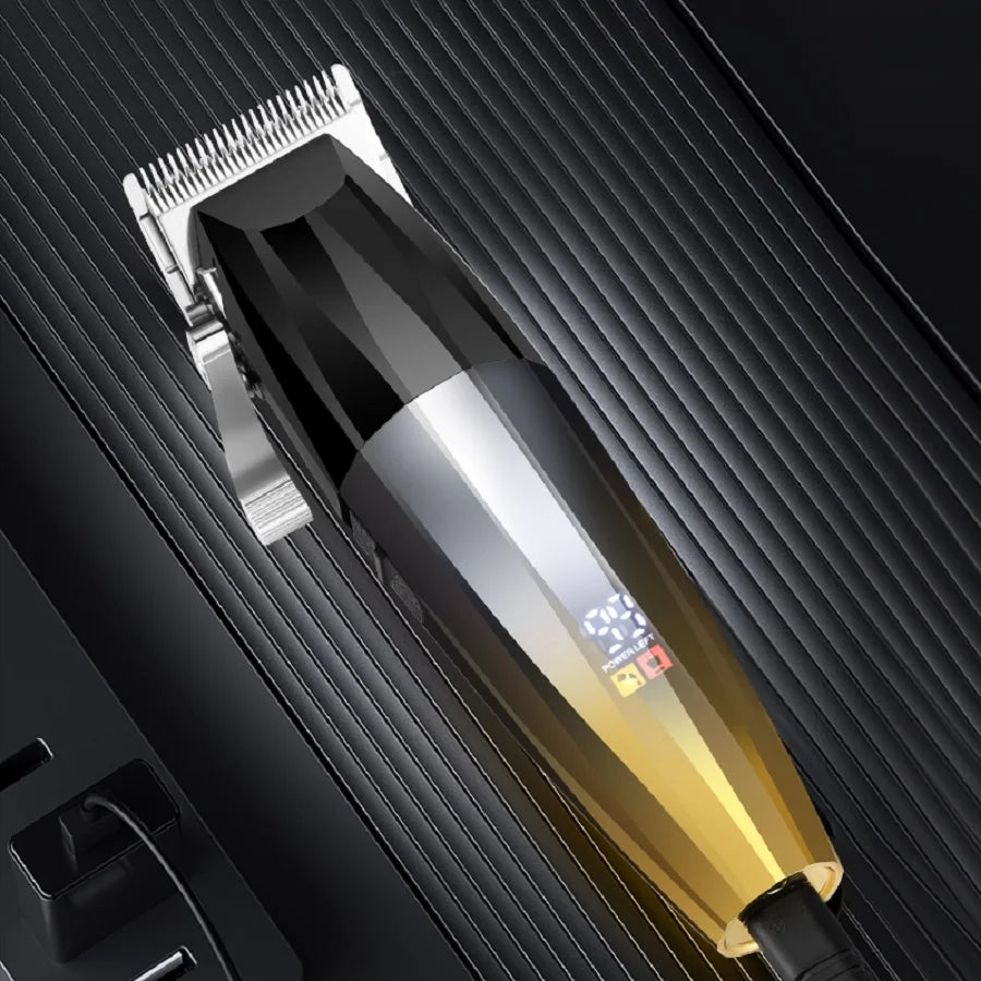 Hot Sale Electric LED Display Rechargeable Factory Price Men Hair Clippers Trimmer Electric Hair Clippers Trimmer/