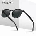Stylish Vintage TR90 Sunglasses Unisex Small Size High Ultra Light PC Frame Polarized Anti-Glare Driving Shades Tac Glass Logo
