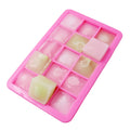 Silicone Ice Cube Tray Mold with Lid 15 Cavity Reusable BPA Free for Freezer Ice Storage Box Homemade Ice Maker Jelly Mold