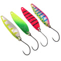 7g Metal Spoon Single Hook Artificial Hard Bait 45mm Trout Spinner Sequins Fishing Lure Fishing Tackle