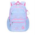 Fashion Trend Student Backpack 2-6 Grade Load Reduction Large Capacity Multi-layer Portable Waterproof School Bag