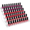 6 Tier Clear Acrylic Nail Polish Rack Sunglasses Organizer Eyeglasses Display Rack Essential Oil Stand Holder Jewelry Makeup Org