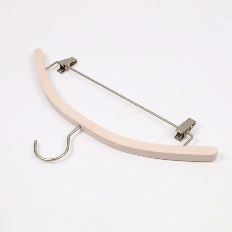 Hot Selling Hotel Wooden Suit Coat Hangers Non Slip Retro Hanger One Shoulder Seamless Solid Functional Wood Hanger