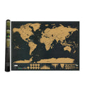 Hot Selling Premium Custom Poster Travel Gift World Scratch Off Painting for Traveler
