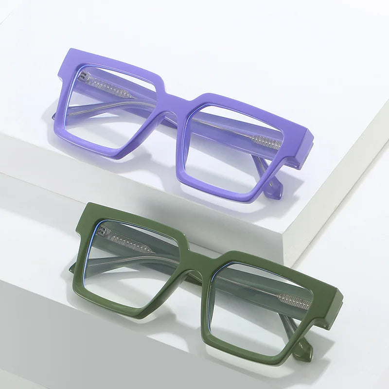 46519 Retro 2023 Glasses Thick Frames Men Eyeglasses Blue Light Glasses Frame Optical Computer Eyewear square Reading Glasses