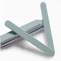 TSZS Professional Double Sided Sandpaper Nail File Half Moon Shape Sponge Nail Shiner Straight Manicure Tool Nail Polish File