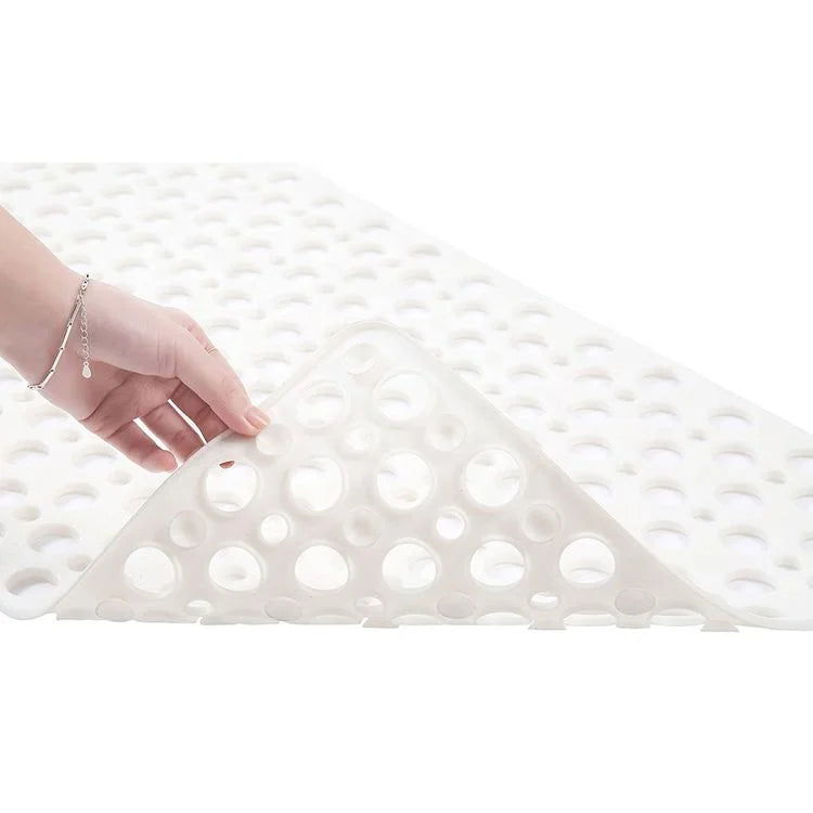 Extra Soft Anti Slip TPE Shower Mat Eco-Friendly Non-Slip Bathtub Mat for Bathroom Floor Toilet Machine Washable Safety Bath Mat