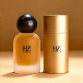 Empty 30ml 50ml Spray Perfume Glass Bottle Thick Bottom Frosted Bottles Fragrance Frosted Glass Bottle with Black Caps
