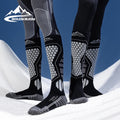 GOLOVEJOY DWZ04 Unisex Knee High Running Marathon Sports Compression Soccer Ski Socks