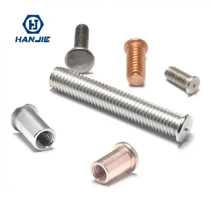 Wuxi Hanjie Aluminum Stainless and Carbon Steel IT PT UT Type Three Points External Internal Thread Stud Welding