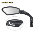 1 PC Bicycle Rearview Mirror Universal Handlebar Mount MTB Bike Safe Rear View Mirror Stainless Steel Lens Cycling Mirrors