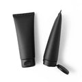 Soft Touch Matte Glossy White Black Plastic PE Lotion Squeeze Tube 100ml 100g Screen Printing Skin Care Eye Cream Packaging