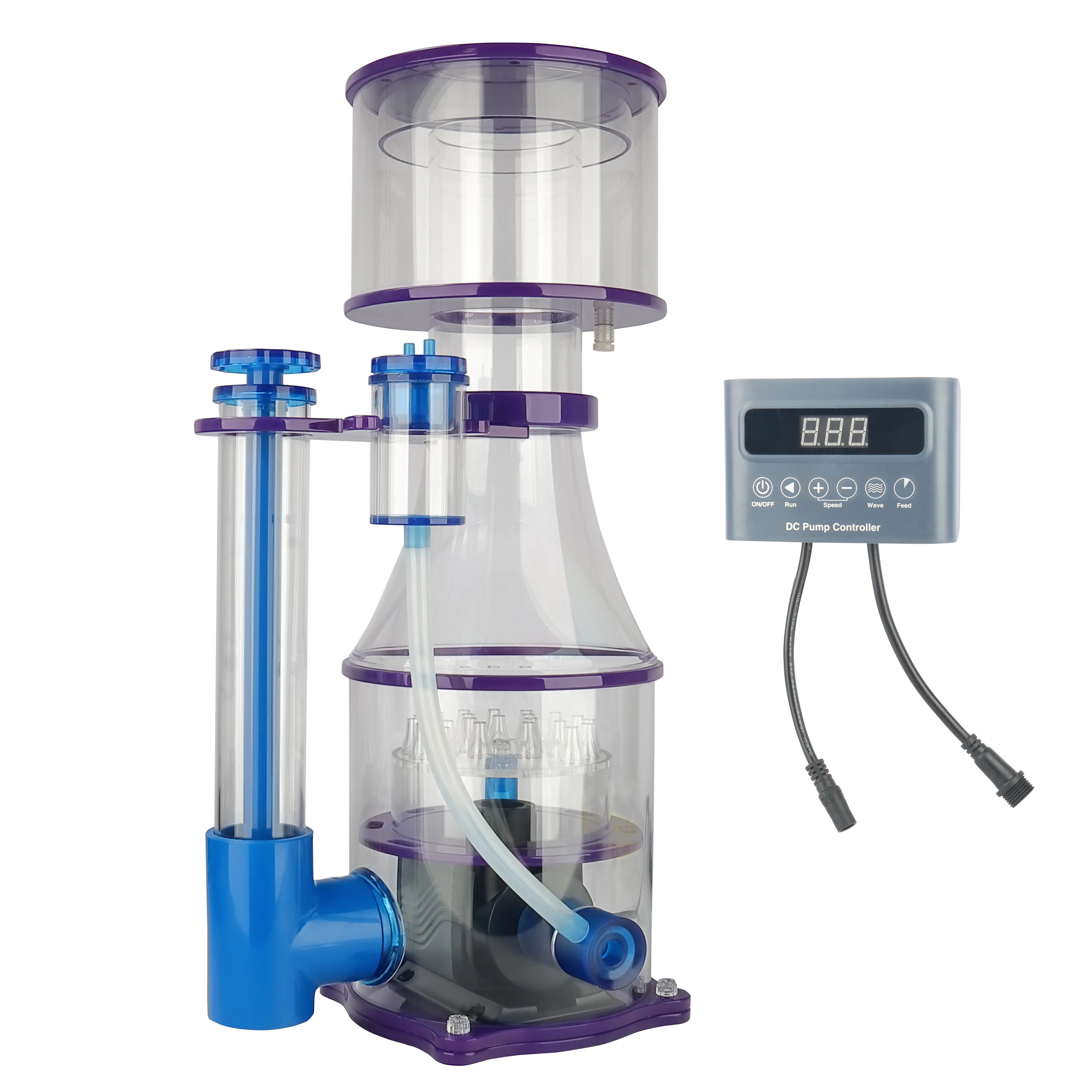 Heto Eco-Friendly Plastic Aquarium Accessories Professional Marine Aquarium Fish Protein Skimmer DC Variable Frequency Pump