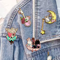 Design Metal Staff Animal Dog Collar Zinc Alloy Gold s Brooch Badge