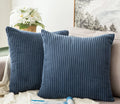 New Solid Pillow Case Corduroy Flocking Velvet Cushion Cover Pink Grey Blue Coffee Soft Home Decorative Pillow Cover
