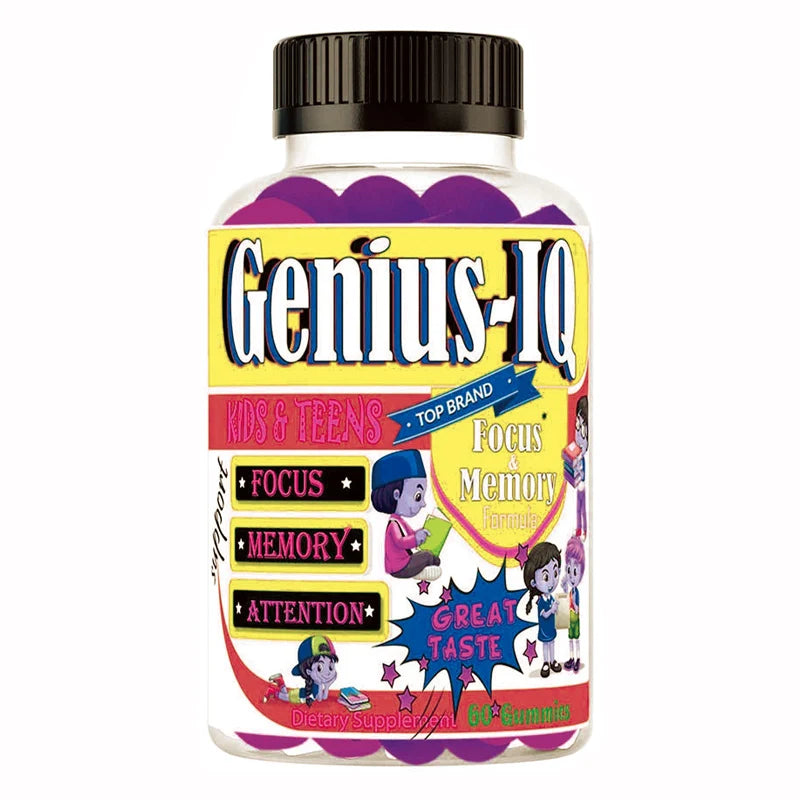 Powerful Nootropic Brain Supplement Mushroom Gummies Complex With Lion's Mane for Adult & Kids