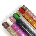 PU Glitter Leather 0.6mm Thick Sheets with Hexagon Flakes for Making Jewelry Cloth Luggage Bags Wallet Belt and DIY Sewing