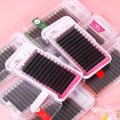 Pestaas Y W Shape Individually Eyelash Extensions Fluffy Slik Lash Extension Silk Private Label Mink Cilios Forma Y Extension