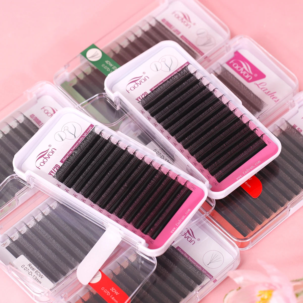 Pestaas Y W Shape Individually Eyelash Extensions Fluffy Slik Lash Extension Silk Private Label Mink Cilios Forma Y Extension