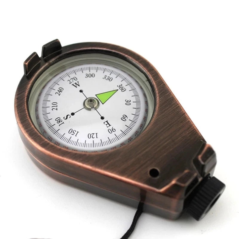 Outdoor Multifunctional American Metal Compass Portable Accurate Waterproof Shakeproof Geologic Survival Compass Surveyors