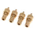 Universal Offroad Brass Tire Deflators Kit Automatic 6-30psi Tyre Tire Pressure Relief Valve Deflators Bleeder Valve