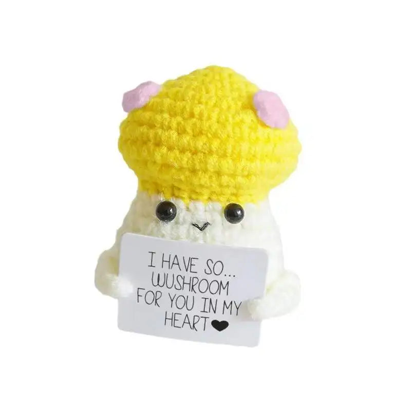 Hot Selling Crochet Pineapple Avocado Pickle Amigurumi Cute Handmade Novelty Emotional Support Gifts