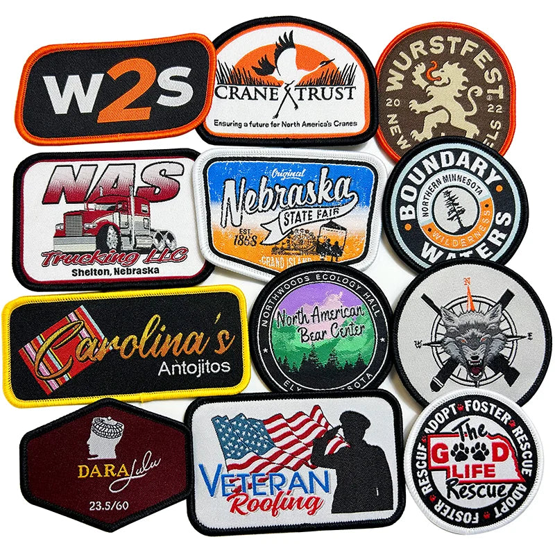 Wholesale Custom Brand Iron on Anime Cartoon Embroidery Patches Patch  Embroidery Custom Woven Patches Sustainable Free in Stock