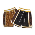 Private Label Mens 100% Polyester Athletic Shorts with Zipper Pockets Summer Satin Basketball Shorts Leopard Print Design