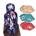 Wholesale 35\" Satin Square Silk Hair Bandanas Breathable Satin Scarves Head Wraps Women's Fashion for Outdoor Scenes for Sleep