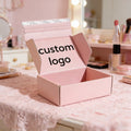 Wholesale Luxury Corrugated Packaging Shipping Boxes Custom logo Reusable Folding Mailer Paper Cardboard Box