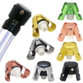 Premium Stainless Steel Silver Bubbly Bottle Saver Plug Air Tight Cork Sealer Silicone Closure Sealing Champagne Stopper